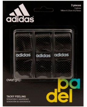 Adidas Set Overgrips Black (3x recambio grip negro)