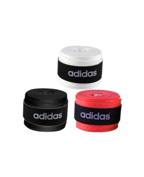 Adidas tarro 25 overgrips perforados (rojo, negro y blanco)