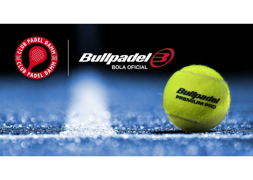 Bullpadel Premium pro: Bola Oficial del Club de Padel Damm