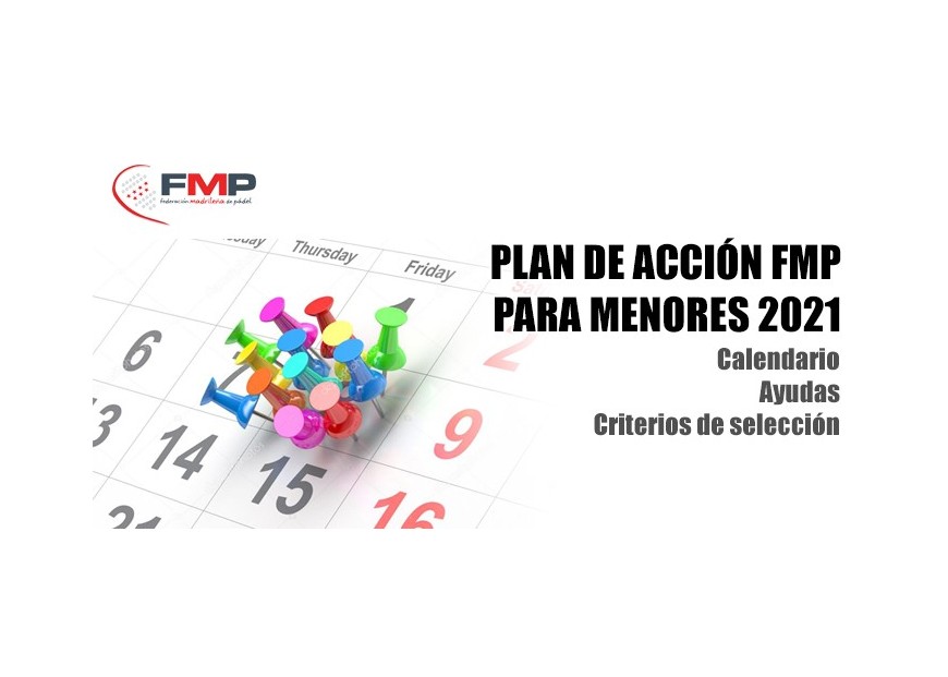 PLAN DE ACCIÓN FMP PARA MENORES 2021